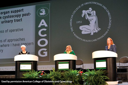 Dr. Lisa Peacock at ACOG Session